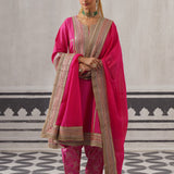 RANI PINK FAZILKA KURTA SET