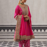 RANI PINK FAZILKA KURTA SET