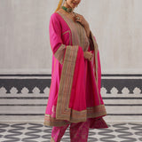 RANI PINK FAZILKA KURTA SET
