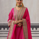 RANI PINK FAZILKA KURTA SET