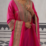 RANI PINK FAZILKA KURTA SET