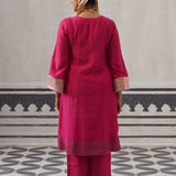 RANI PINK FAZILKA KURTA SET