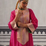 RANI PINK FAZILKA KURTA SET