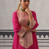 RANI PINK FAZILKA KURTA SET
