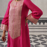 RANI PINK FAZILKA KURTA SET