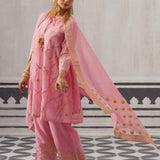 PINK BIBA KURTA SET