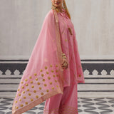 PINK BIBA KURTA SET
