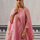 PINK BIBA KURTA SET
