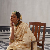 CREAM IRA KURTA SET