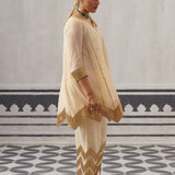 CREAM IRA KURTA SET