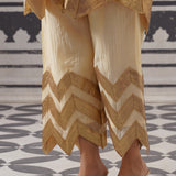 CREAM IRA KURTA SET