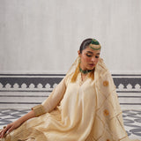 CREAM IRA KURTA SET