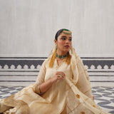 CREAM IRA KURTA SET