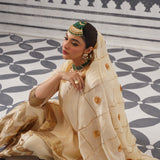 CREAM IRA KURTA SET