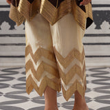BROWN IRA KURTA SET