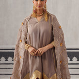 GREY AND RANI PINK IRA KURTA SET