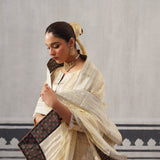 CREAM KIMI KURTA SET