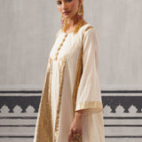 CREAM AGRAKHA KURTA SET