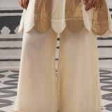 CREAM AGRAKHA KURTA SET