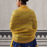 BLUE AND YELLOW IRA KURTA SET