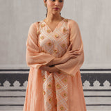 PEACH TARA KURTA SET