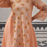 PEACH TARA KURTA SET