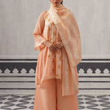 PEACH TARA KURTA SET