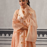 PEACH TARA KURTA SET