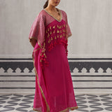 RANI PINK SUVI KAFTAN SET