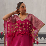RANI PINK SUVI KAFTAN SET