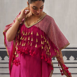 RANI PINK SUVI KAFTAN SET