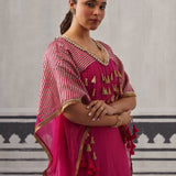 RANI PINK SUVI KAFTAN SET