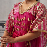RANI PINK SUVI KAFTAN SET