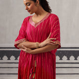 PINK SASHA KAFTAN