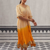 YELLOW SASHA KAFTAN