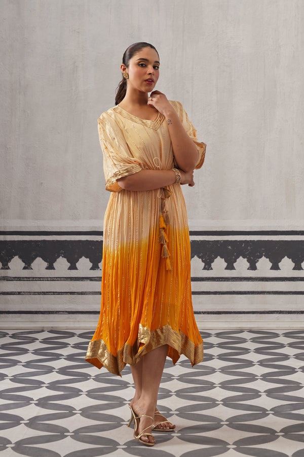 YELLOW SASHA KAFTAN
