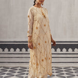 CREAM RASNA KURTA SET