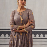 GREY RASNA KURTA SET