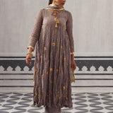GREY RASNA KURTA SET