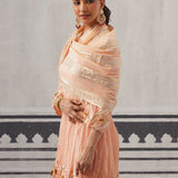 PEACH RASNA KURTA SET