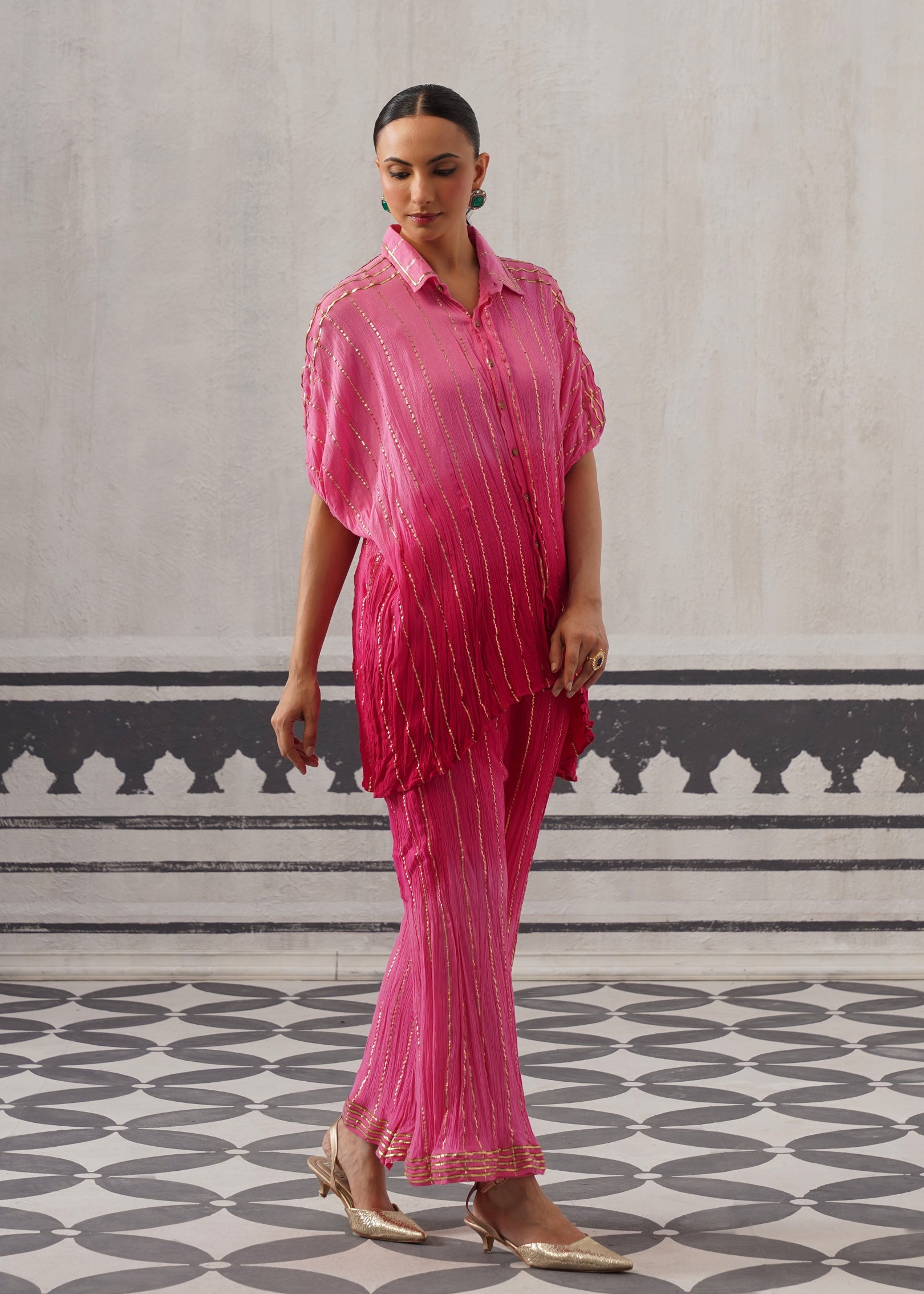 PINK BAANI COORD SET
