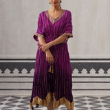 PURPLE SASHA KAFTAN