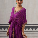 PURPLE SASHA KAFTAN