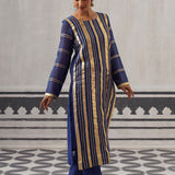 BLUE  NEH KURTA SET