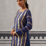 BLUE  NEH KURTA SET