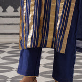 BLUE  NEH KURTA SET