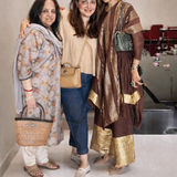 MADHOO SHAH I BROWN MUL CHANDHERI AVNI I SET OF THREE