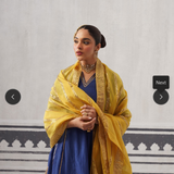 IRA BLUE CREAM AND YELLOW SET OF THREE