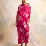 FUCHSIA PINK FLORAL LINA DRESS