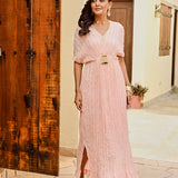 BABY PINK MASHA KAFTAN DRESS